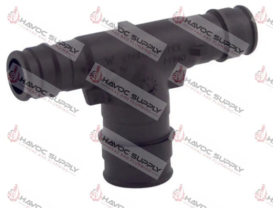12X12X34WBT - 1/2" X 1/2" X 3/4" WIRSBO PLASTIC REDUCING TEE - HAVOC SUPPLY, LLC