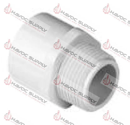 12X34PVCMA SXMIP - 1/2" X 3/4" PVC SCH40 MALE ADAPTER SLIPXMIP - SO - HAVOC SUPPLY, LLC