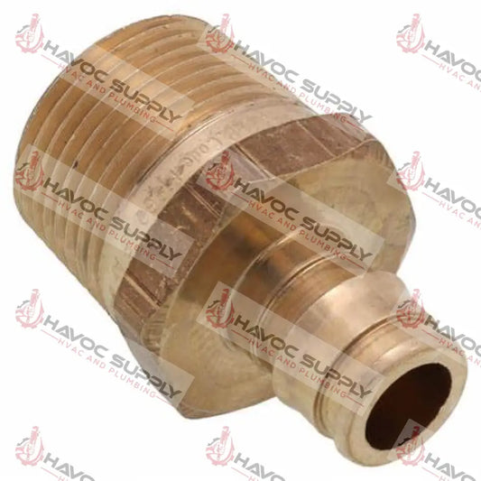 12X34WBMA - 1/2" WIRSBO X 3/4" MIP BRASS MALE ADAPTER - HAVOC SUPPLY, LLC
