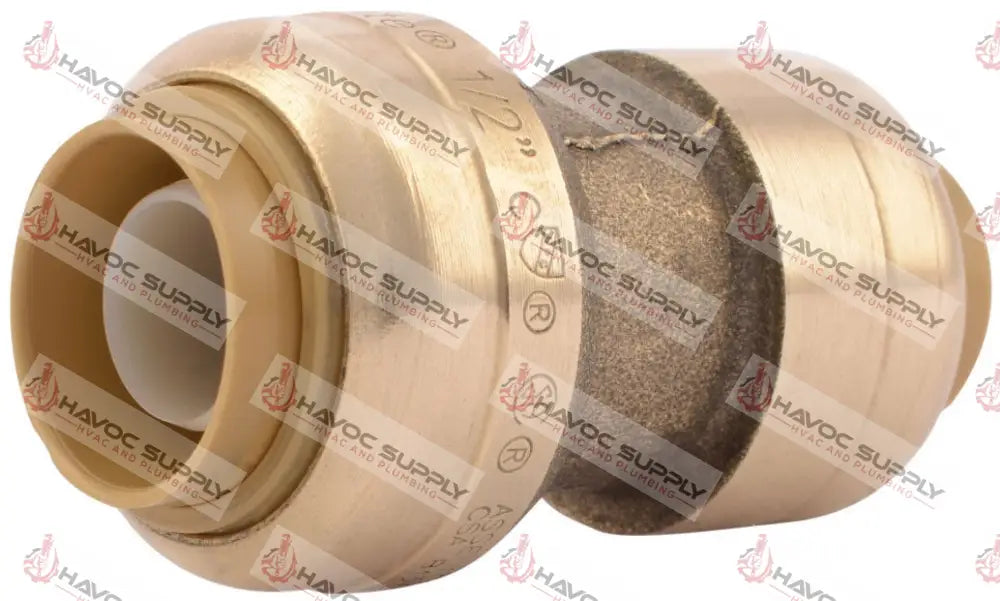 12X38SBCO - 1/2" X 3/8" SHARKBITE REDUCING COUPLING SBXSB - HAVOC SUPPLY, LLC