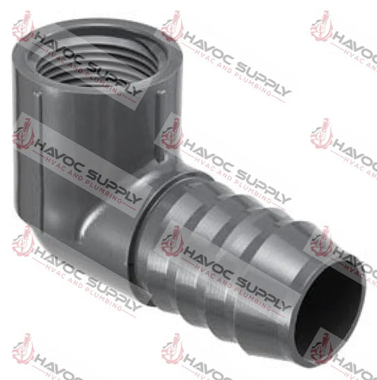 1407-130 - 1" X 1/2" POLY INSERT X FIP 90 DEGREE ELBOW - HAVOC SUPPLY, LLC