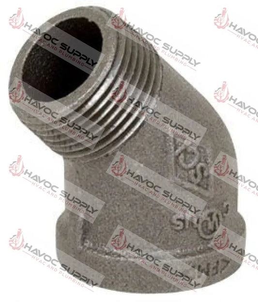 14L45S - 1/4" BLACK PIPE 45 DEGREE ELBOW - SO - HAVOC SUPPLY, LLC