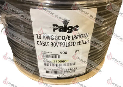 18/8 X 500FT SPRINKLER WIRE PER ROLL - HAVOC SUPPLY, LLC
