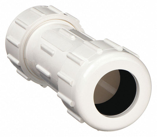 112PVCCO COMP - 1-1/2" PVC COMPRESSION COUPLING