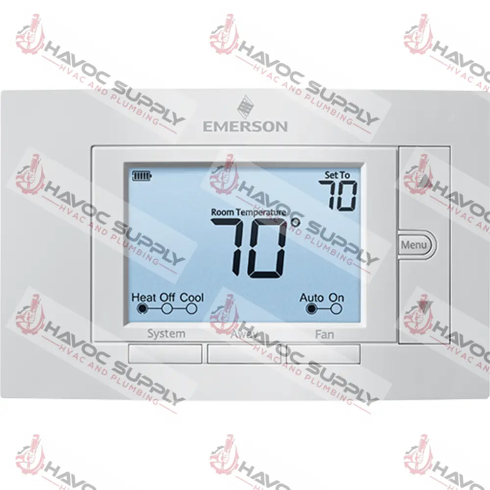 1F85U-22NP - WHITE RODGERS TWO STAGE 2H/2C HEAT PUMP READY NON-PROGRAMMABLE DIGITAL THERMOSTAT - HAVOC SUPPLY, LLC