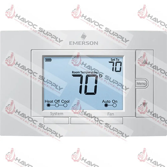 1F85U-22NP - WHITE RODGERS TWO STAGE 2H/2C HEAT PUMP READY NON-PROGRAMMABLE DIGITAL THERMOSTAT - HAVOC SUPPLY, LLC