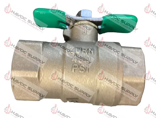 1FPBVTC - 1" BRASS VALVE FOR VACUUM BREAKER - SO - HAVOC SUPPLY, LLC