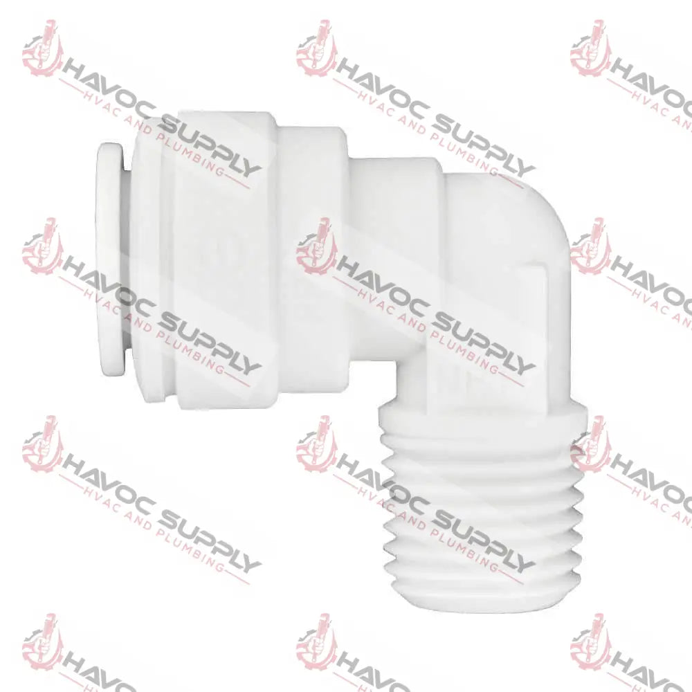 20-073P - 3/8" QUICK CONNECT X 3/8" MIP ELBOW - HAVOC SUPPLY, LLC