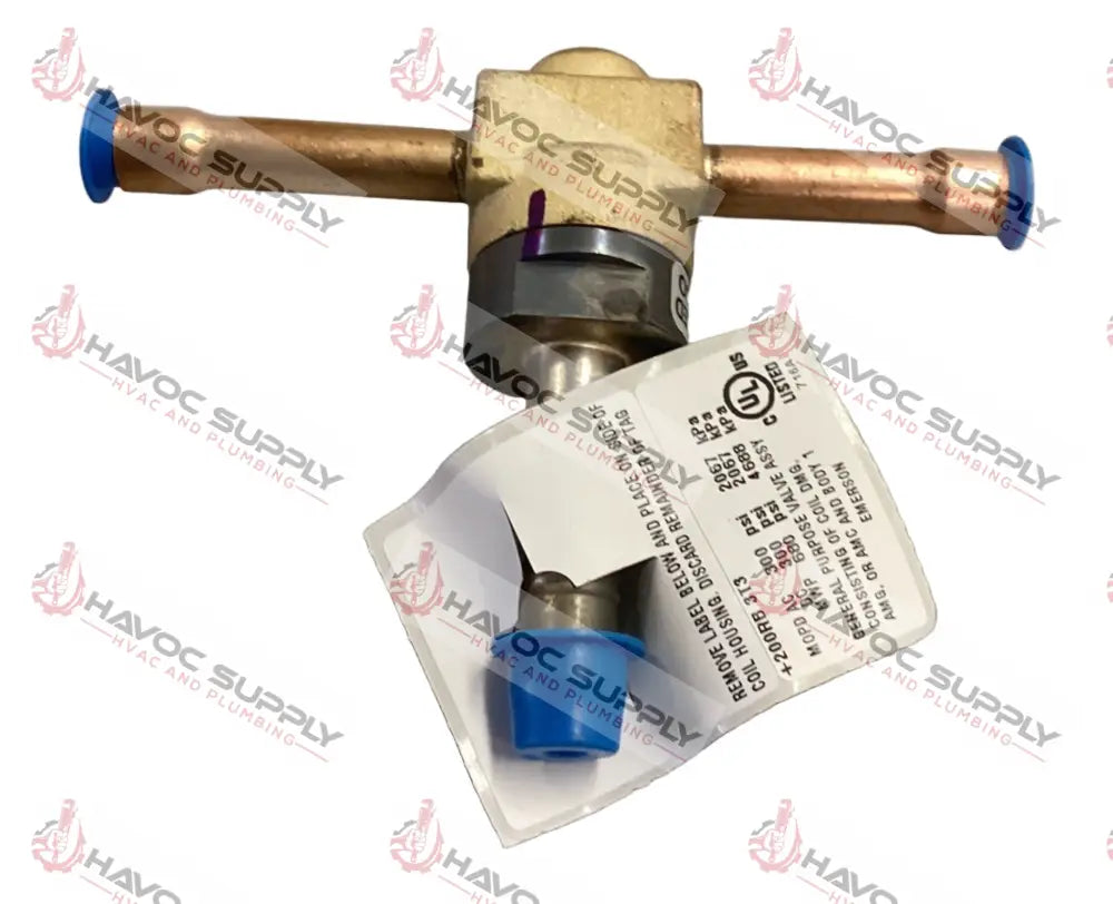 200RB3T3 - 3/8" ODF 5 TON SOLENOID VALVE SWEAT CONNECTION - HAVOC SUPPLY, LLC