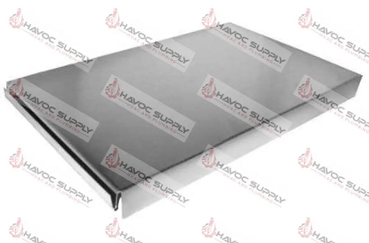 21168 - 16" X 8" SHEETMETAL DUCT END CAP - HAVOC SUPPLY, LLC