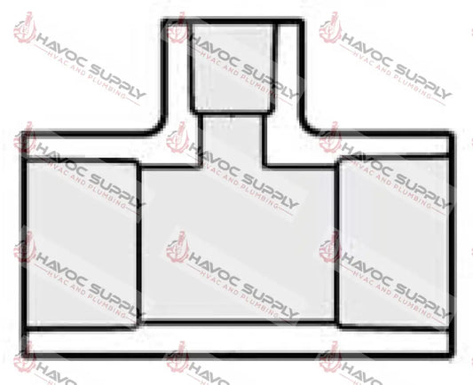 212X212X114PVCT SXSXS - 2-1/2" X 2-1/2" X 1-1/4" PVC SCH40 TEE SXSXS - NR - HAVOC SUPPLY, LLC