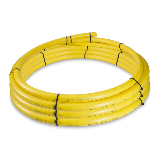1" X 150FT - MDPE IPS SDR11 YELLOW GAS POLY ROLL