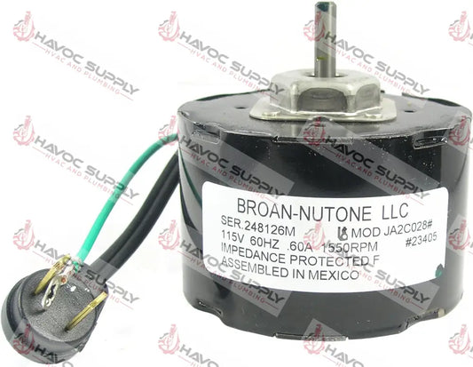 23405 - BROAN NUTONE BATH FAN MOTOR - NR - HAVOC SUPPLY, LLC