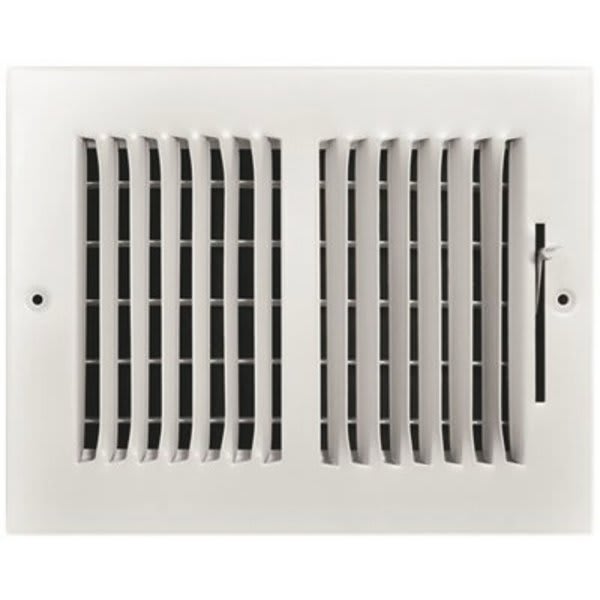 MFSCR84W2 - 8"X4" WALL/CEILING SUPPLY REGISTER - WHITE - HAVOC SUPPLY, LLC