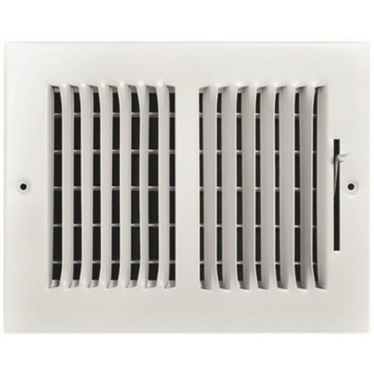 MFSCR84W2 - 8"X4" WALL/CEILING SUPPLY REGISTER - WHITE - HAVOC SUPPLY, LLC