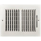 MFSCR84W2 - 8"X4" WALL/CEILING SUPPLY REGISTER - WHITE - HAVOC SUPPLY, LLC