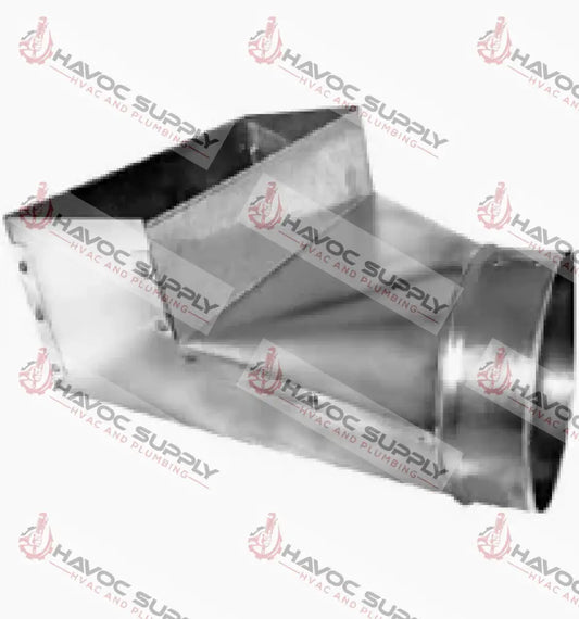 24R6106 - 6" X 10" 6" DIA. SHEETMETAL ELBOW FLOOR BOOT - SO - HAVOC SUPPLY, LLC