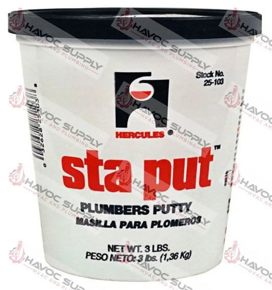25103 - STA PUT PLUMBERS PUTTY 3LB - HAVOC SUPPLY, LLC