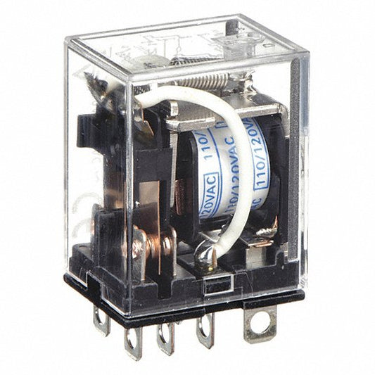 ICE CUBE RELAY DPDT 120VAC COIL