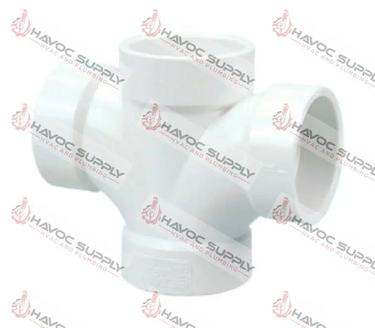2DWVDBST - 2" DWV DOUBLE SANITARY TEE SLIPXSLIPXSLIPXSLIP - HAVOC SUPPLY, LLC
