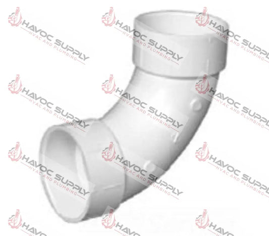 2DWVL90LR - 2" DWV 90 DEGREE LONG RADIUS ELBOW SLIPXSLIP - HAVOC SUPPLY, LLC