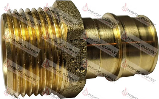 2WBMA - 2’’ WIRSBO BRASS MALE ADAPTER EXPANSION PEX