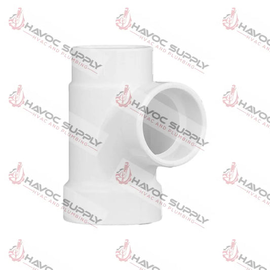 2X112X112DWVST - 2" X 1-1/2" X 1-1/2" DWV SANITARY REDUCING TEE SLIPXSLIPXSLIP - HAVOC SUPPLY, LLC