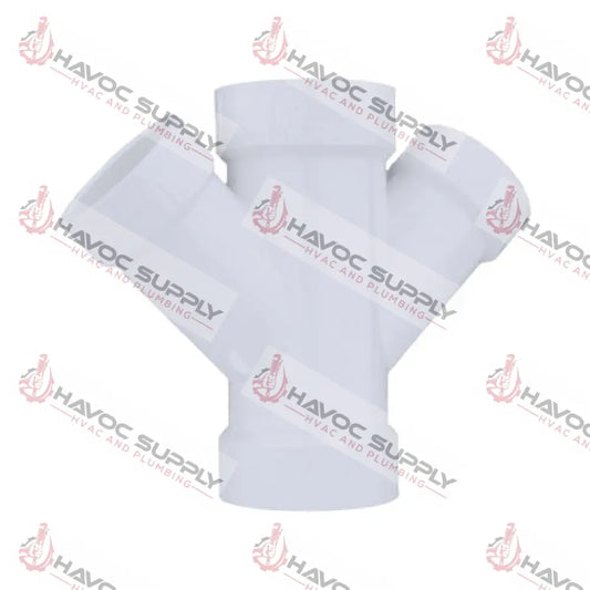 2X2X112X112DWVDBLY - 2" X 2" X 1-1/2" X 1-1/2" DWV DOUBLE WYE SLIPXSLIPXSLIPXSLIP - HAVOC SUPPLY, LLC