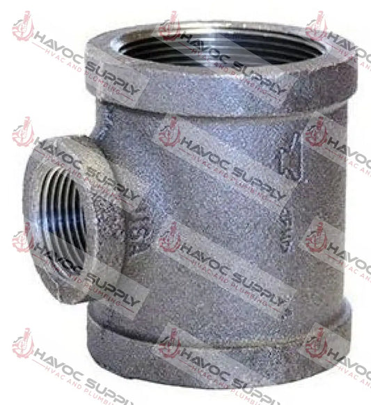 2X2X34T - 2" X 2" X 3/4" BLACK PIPE REDUCING TEE - HAVOC SUPPLY, LLC