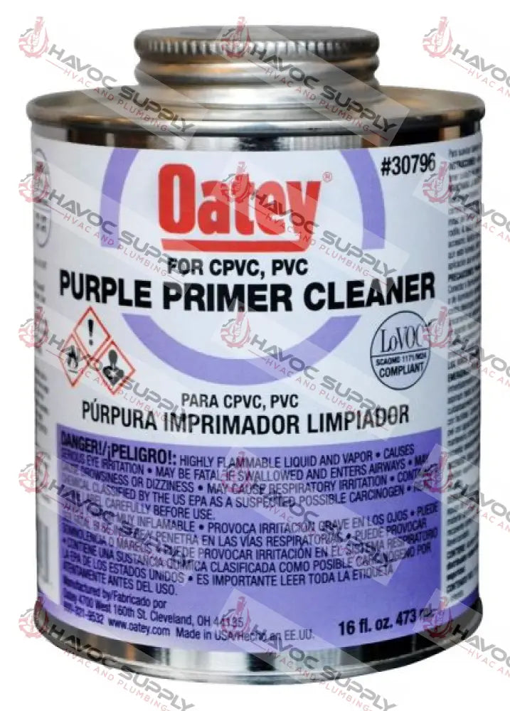 30796 - OATEY PURPLE PRIMER PINT - HAVOC SUPPLY, LLC