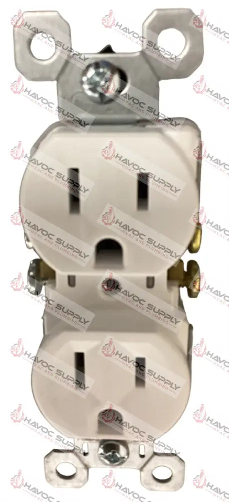 3232W - 115V 15A WHITE RECEPTACLE - HAVOC SUPPLY, LLC