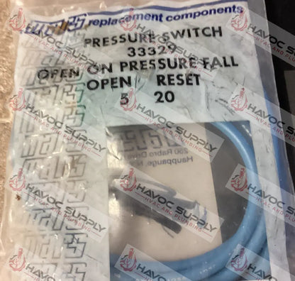 33329 - LOW PRESSURE SWITCH 5/20# - SO - HAVOC SUPPLY, LLC
