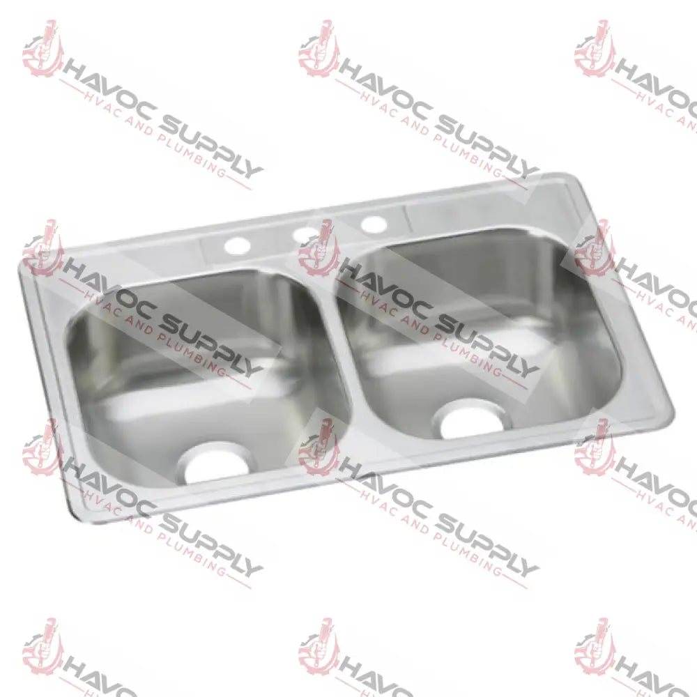 33X22X8 3 HOLE STAINLESS STEEL SINK - HAVOC SUPPLY, LLC