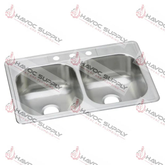 33X22X8 3 HOLE STAINLESS STEEL SINK - HAVOC SUPPLY, LLC