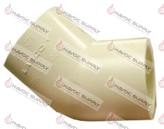 34CPVCL45 - 3/4" CPVC 45 DEGREE ELBOW SLIPXSLIP - HAVOC SUPPLY, LLC