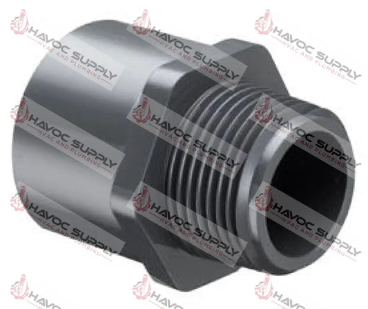 34PVCMA SCH80 - 3/4" PVC SCH80 MALE ADAPTER SLIPXMIP - HAVOC SUPPLY, LLC
