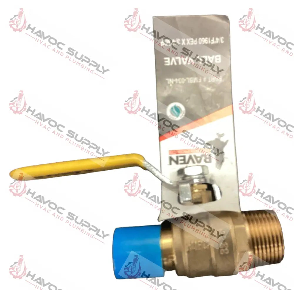 34WBBV - 3/4" WIRSBO BALL VALVE - WB X MPT - HAVOC SUPPLY, LLC