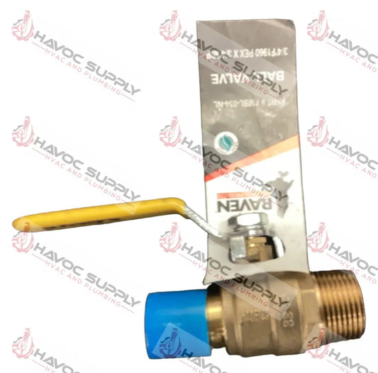 34WBBV - 3/4" WIRSBO BALL VALVE - WB X MPT - HAVOC SUPPLY, LLC