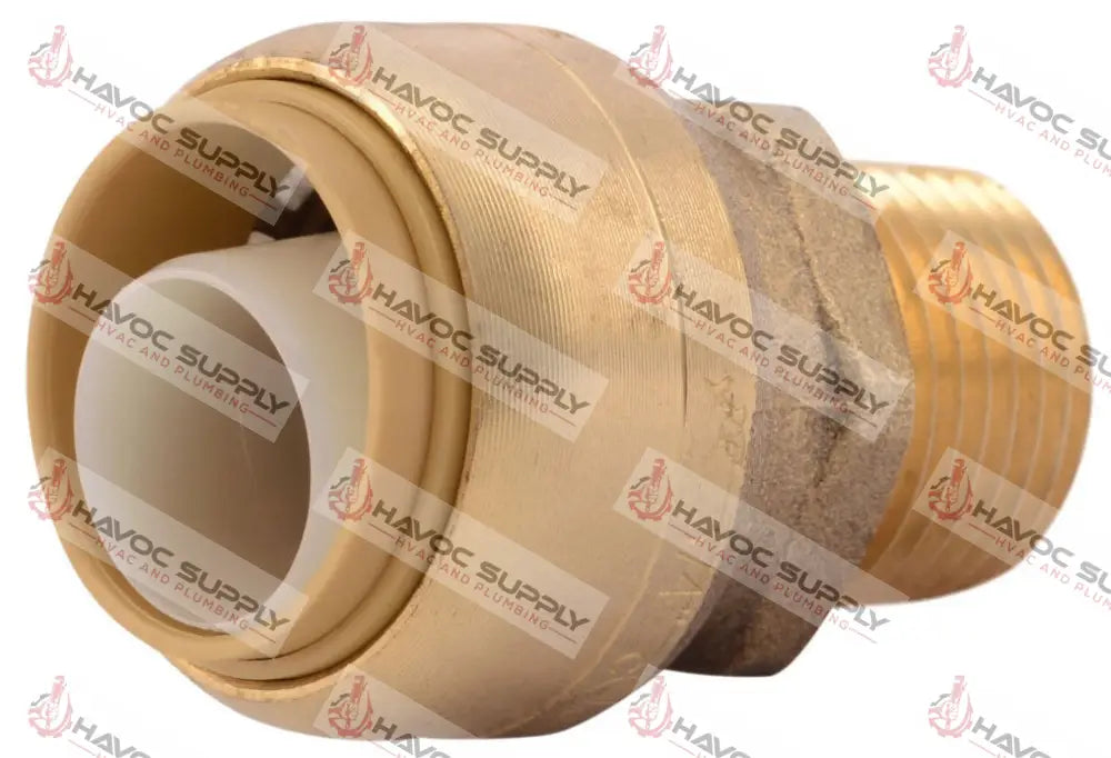 34X12SBMA - 3/4" SHARBITE X 1/2" MIP MALE ADAPTER SBXMIP - HAVOC SUPPLY, LLC