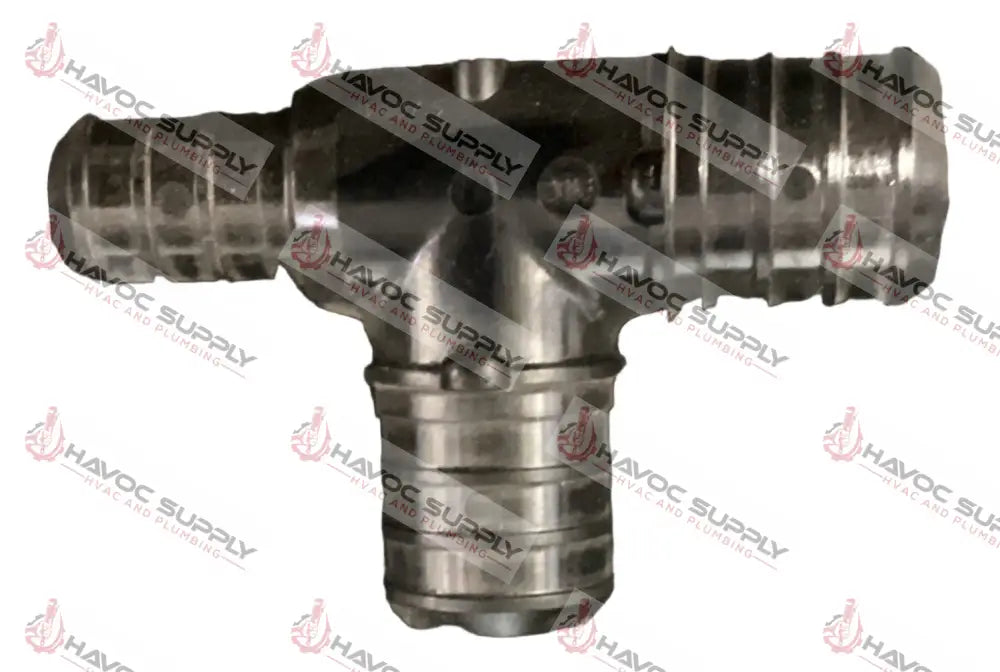 34X12X34CRIMPT - 3/4" X 1/2" X 3/4" CRIMP PEX PLASTIC REDUCING TEE - HAVOC SUPPLY, LLC