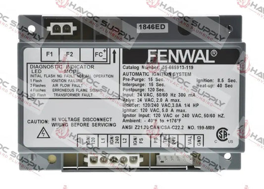 35-665913-119 - FENWAL INGNITION MODULE COMPETITIVE ITEMS