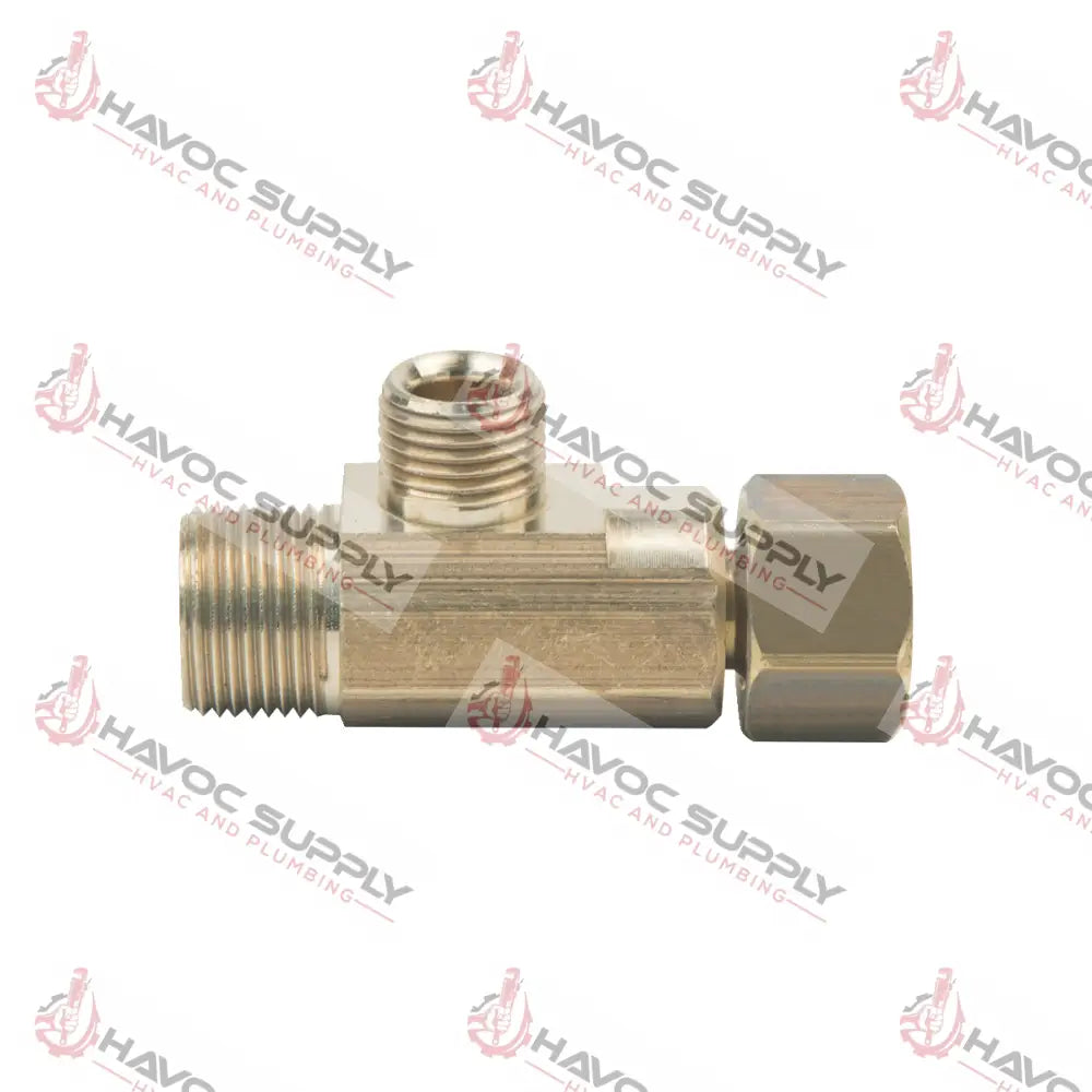 38X38X14 EASY TEE - 3/8" X 3/8" X 1/4" EASY CONNECT COMPRESSION TEE - HAVOC SUPPLY, LLC