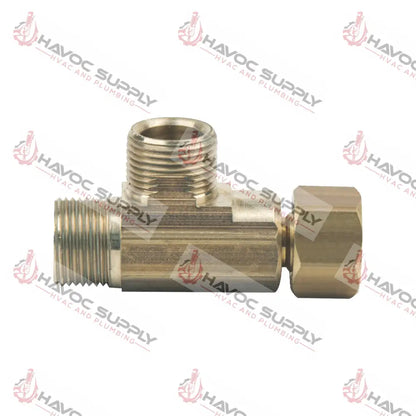 38X38X38 EASY TEE - 3/8" X 3/8" X 3/8" EASY CONNECT COMPRESSION TEE - HAVOC SUPPLY, LLC