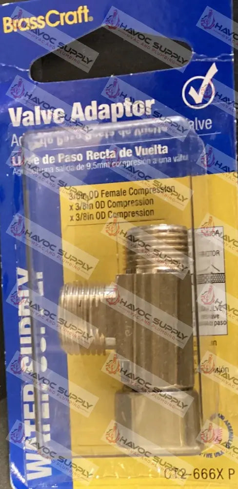 38X38X38 EASY TEE - 3/8" X 3/8" X 3/8" EASY CONNECT COMPRESSION TEE - HAVOC SUPPLY, LLC
