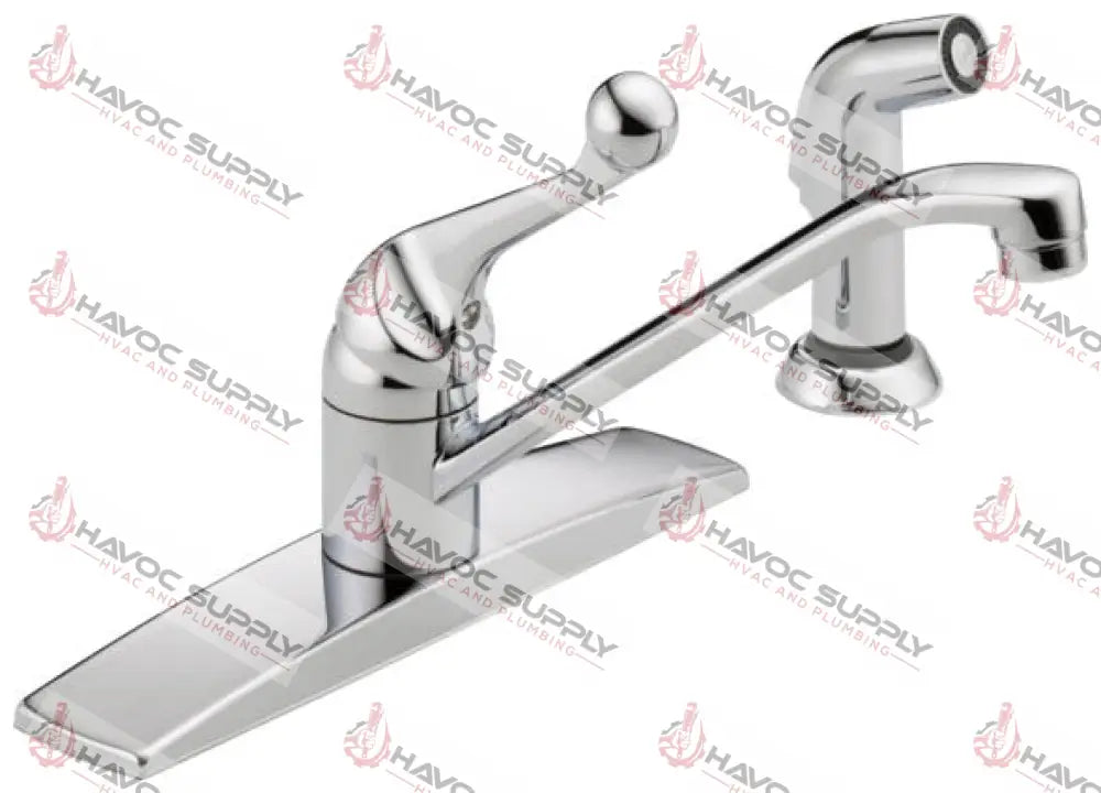 400LFWF - DELTA SINGLE HANDLE KITCHEN FAUCET WITH SPRAY - HAVOC SUPPLY, LLC