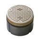 4020NBTOP4-NS - JRS 5" PVC ADJUSTABLE FLOOR CLEANOUT TOP - SPECIAL ORDER ITEM