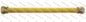 403-9898-22 - 1 YELLOW COATED GAS CONNECTOR - SPECIAL ORDER ITEM GAS FLEX LINE