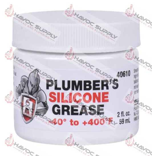 40610 - SILICONE PLUMBERS GREASE 2OZ - HAVOC SUPPLY, LLC