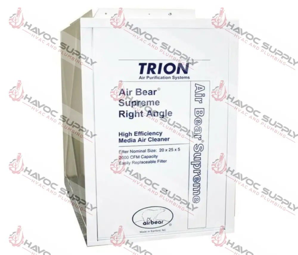 447380-010 - 20X25X5 AIR BEAR RIGHT ANGLE FILTER CABINET - HAVOC SUPPLY, LLC