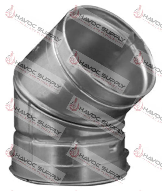 4BVL45 - 4" BVENT 45 DEGREE ADJUSTABLE ELBOW - SO - HAVOC SUPPLY, LLC
